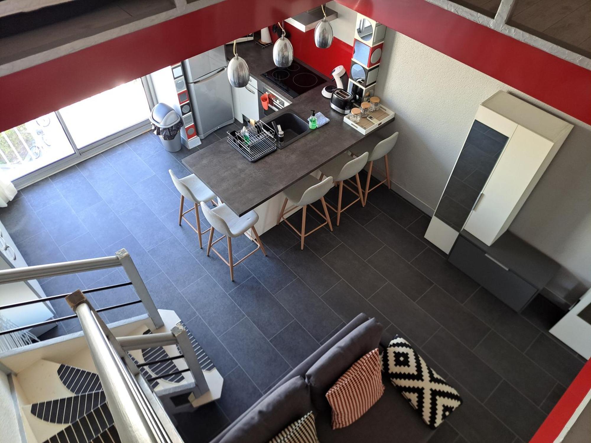 Ferienwohnung Port Brescou, T3 En Duplex Climatise, Superbe Vue Sur Le Port Agde Exterior foto